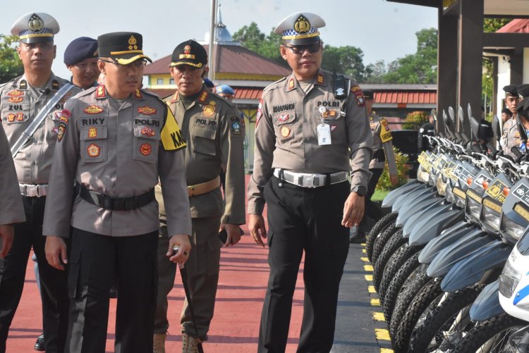 Resmi, Polres Bintan melaksanakan Operasi Keselamatan Berlalu Lintas dengan Sandi Patuh Seligi-2024