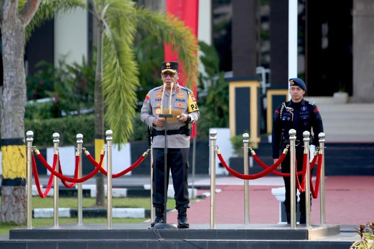 Kapolda Kepri Irjen Pol Yan Fitri Halimansyah Pimpin Apel Gelar Pasukan Operasi Patuh Seligi 2024