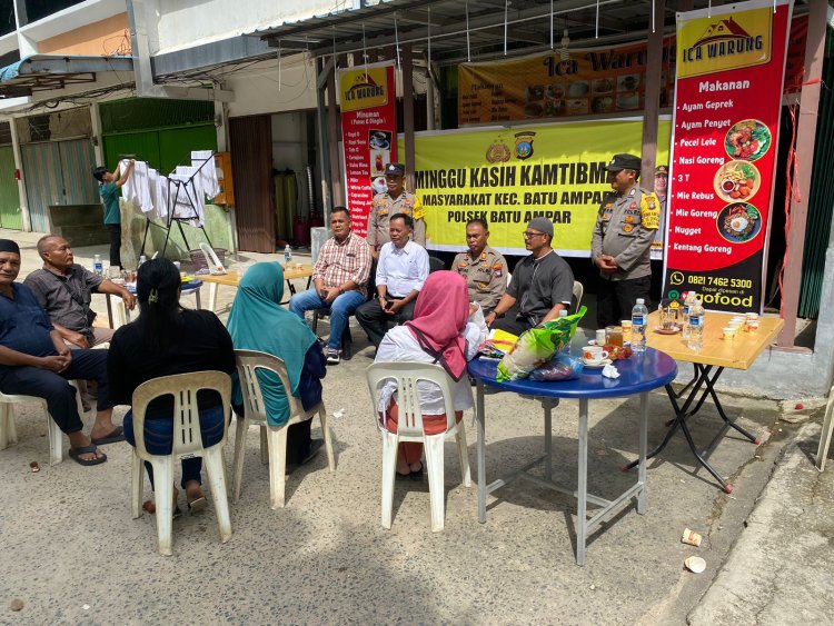 Minggu Kasih Kamtibmas bersama Warga/masyarakat  kel.sei jodoh Kec.Batu Ampar-  kota Batam