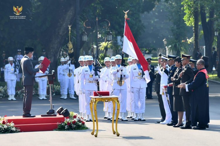 Upacara Praspa 2024: Jokowi Ajak Perwira TNI-Polri Jadi Pembelajar Cepat dan Terampil