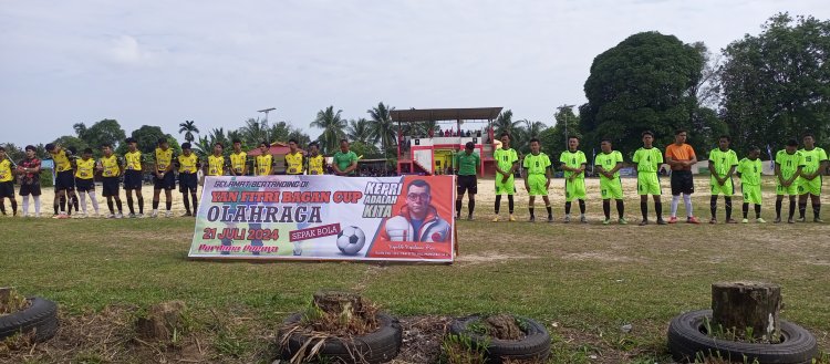 Turnamen Sepakbola Yan Fitri Cup 2024 Resmi Dibuka