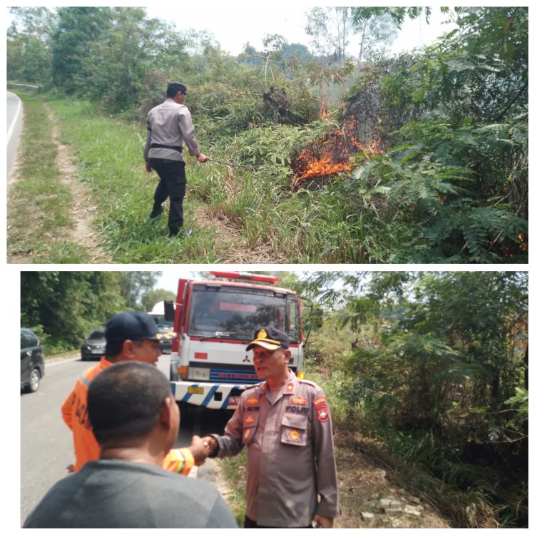 Kapolsek Sekupang Peringatkan Bahaya Puntung Rokok Pasca Kebakaran di Tiban