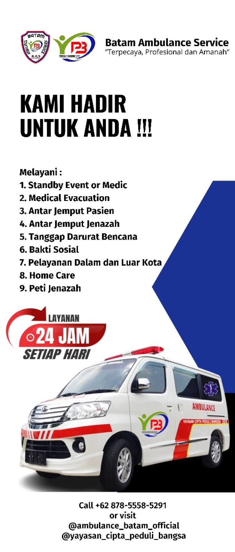 Program Layanan Gratis Mengenal Lebih Dekat Para Relawan Kota Batam dari Yayasan Cipta Peduli Bangsa Kepri