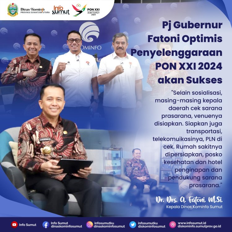 Optimisme Agus Fatoni untuk Kesuksesan PON XXI 2024