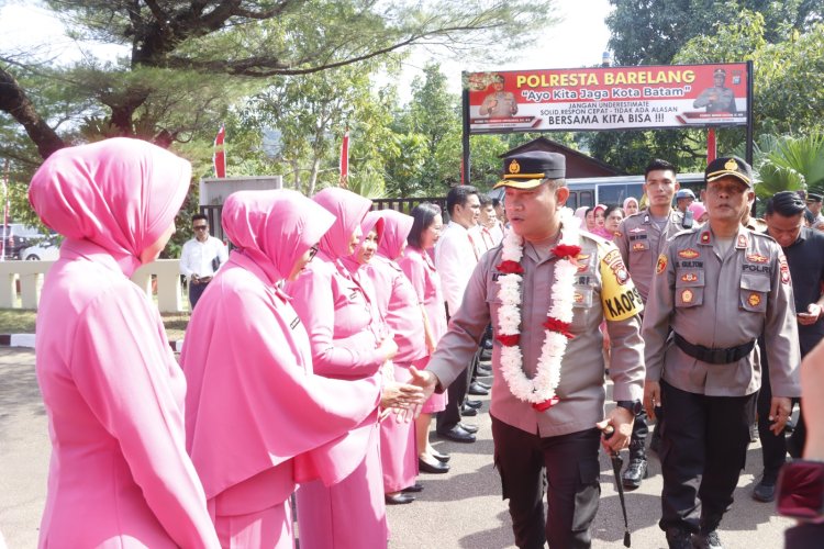 Kunjungan Kerja Kapolresta Barelang di Polsek Sekupang dan Polsek Kawasan Pelabuhan Batam