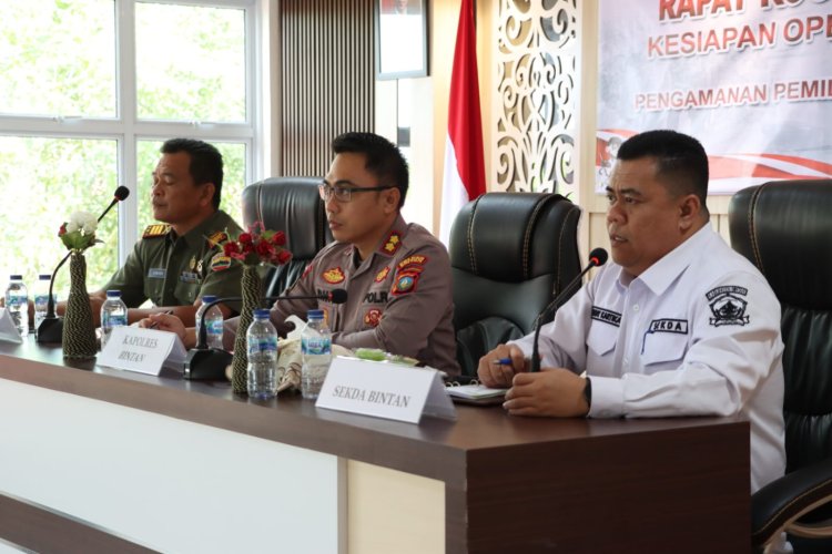 Kapolres Bintan Pimpin Rapat Koordinasi Lintas Sektoral Menuju Operasi Mantap Praja 2024