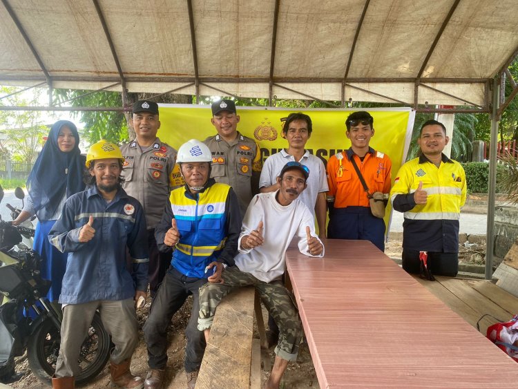 Giat Minggu Kasih Kamtibmas bersama Warga/masyarakat  kel.Batu merah Kec.Batu Ampar