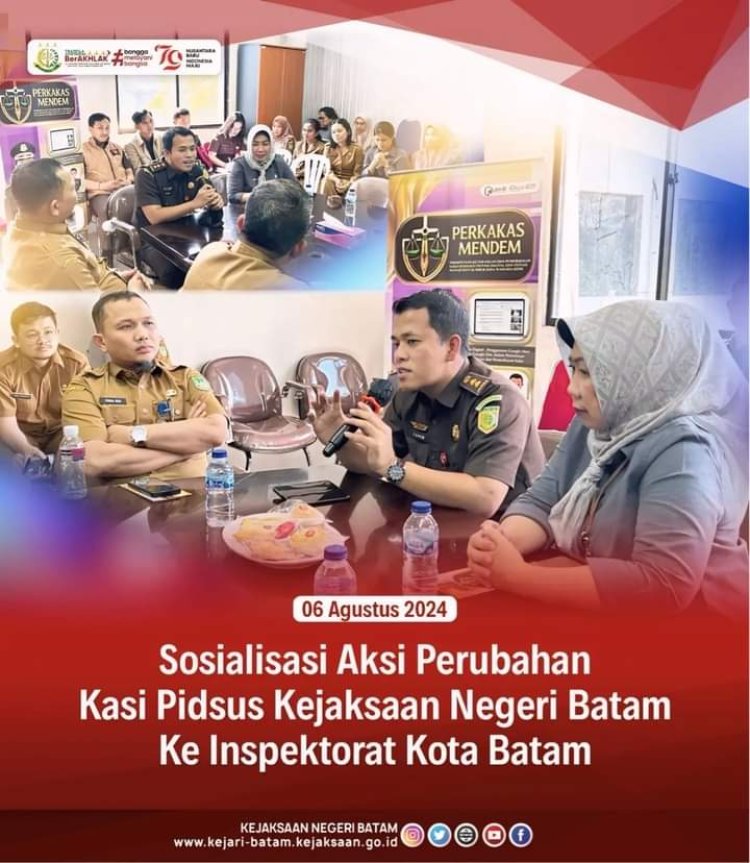 Kepala Seksi Tindak Pidana Khusus Hadiri Sosialisasi Aksi Perubahan