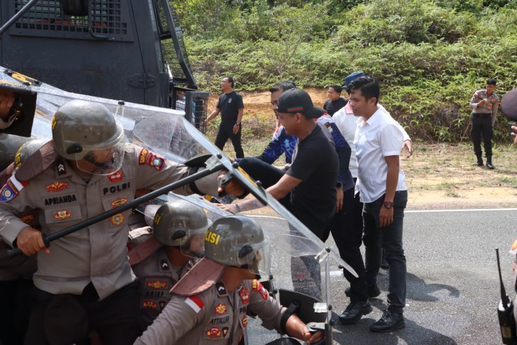 Amankan Pilkada Serentak 2024, Polres Bintan Latihan Sistim Pengamanan Kota