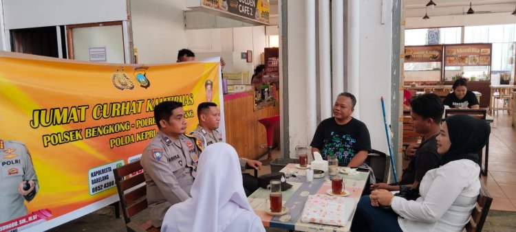 Polsek Bengkong Gelar Program Jumat Curhat  Bersama Warga, Jalin Kemitraan untuk Keamanan Lingkungan