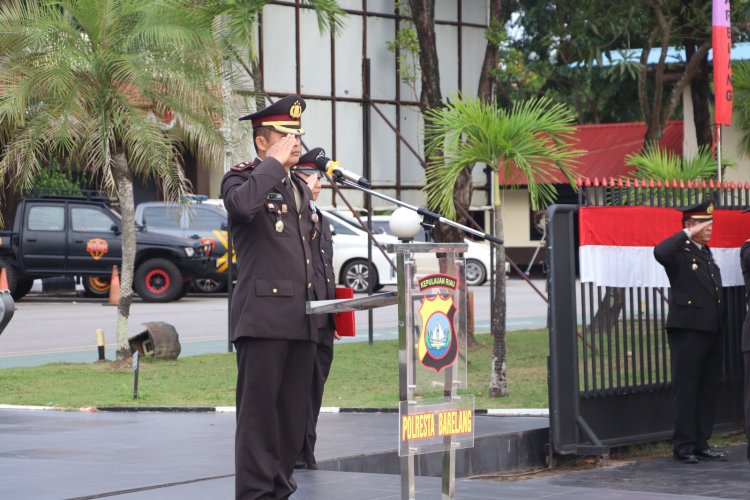 Polresta Barelang Gelar Upacara Peringatan Kemerdekaan RI Ke -79 Tahun 2024 Dengan Penuh Khidmat