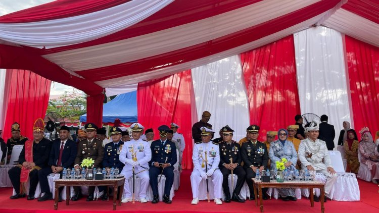 Kapolres Bintan Ikuti Upacara HUT RI ke-79 Tingkat Kabupaten Bintan