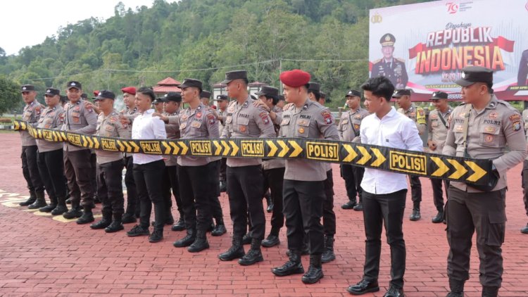 Jelang Pilkada 2024 Personel Polres Lingga Tingkatkan Kemampuan Personel Dengan Latihan Dalmas