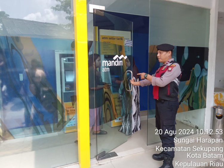 Polsek Sekupang Gelar Patroli Perbankan untuk Keamanan ATM