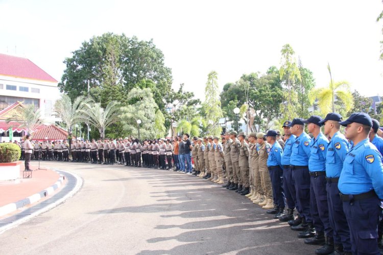 Kapolresta Barelang Pimpin Apel Persiapan Pengamanan Aksi Unjuk Rasa oleh Perhimpunan Mahasiwa Katolik Republik Indonesia (PMKRI)