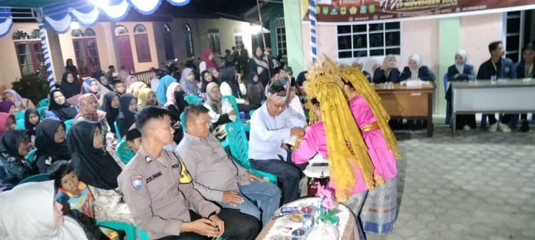 Mahasiswa KKN STAIN Sultan Abdurrahman Kepri Gelar Acara Perpisahan Dihadiri Camat Kundur Utara dan Kapolsek Kuba