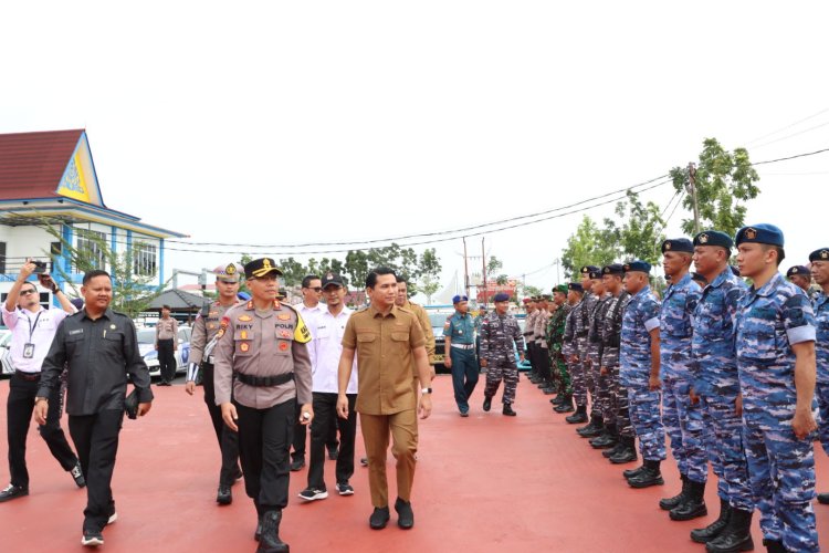 Operasi Mantab Praja Seligi 2024 Polres Bintan, Diresmikan Kapolres Bintan Dengan Apel Gelar Pasukan