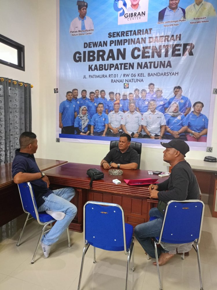 Kunjungan DPD IWO Indonesia Natuna ke Kantor Sekretariat DPD Gibran Center Natuna