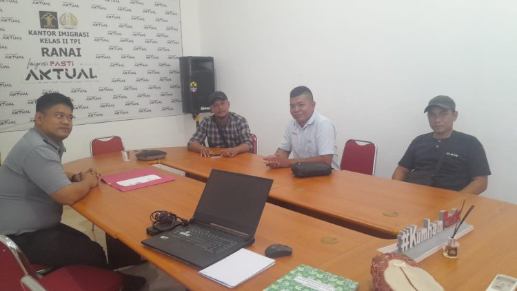 IWO Indonesia Kabupaten Natuna Kunjungi Kantor Imigrasi Kabupaten Natuna