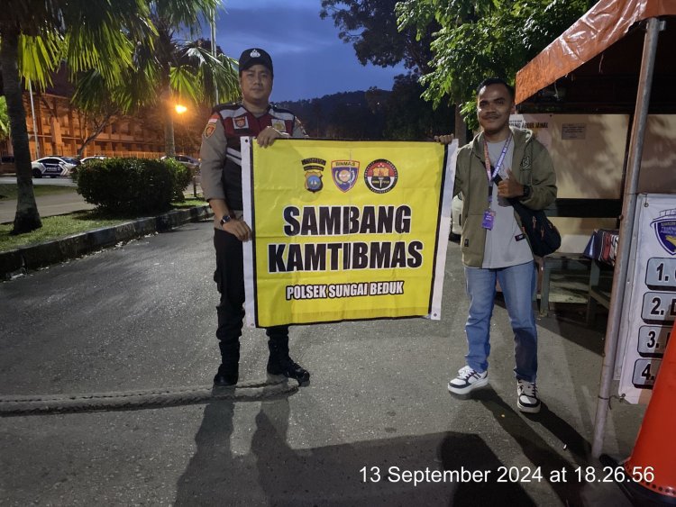 Batara Biru Polsek Sungai Beduk laksanakan patroli dan sambang dialogis berikan rasa aman, Cegah Tindak Kriminal