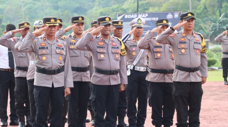 Polres Lingga Jaga Semangat Pengabdian Dengan Upacara Hari Kesadaran Nasional