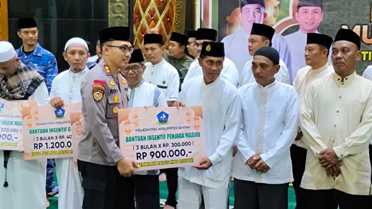 Peringatan Maulid Nabi Muhammad SAW Tingkat Kabupaten Bintan, Kapolres Bintan Ajak Masyarakat Tauladani Kehidupan Nabi