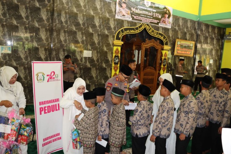 Polres Bintan Bintan Peringati Maulid Nabi Muhammad SAW, Teladni Akhlak Rasulullah