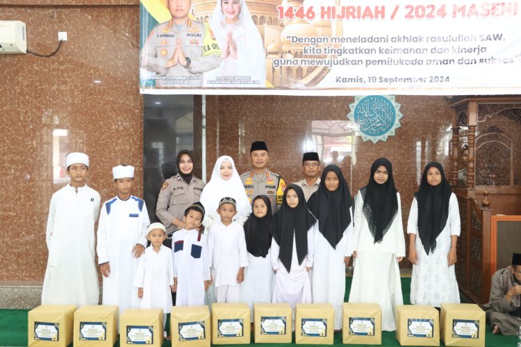 Polresta Barelang Gelar Peringatan Maulid Nabi Muhammad SAW 1446H/2024M