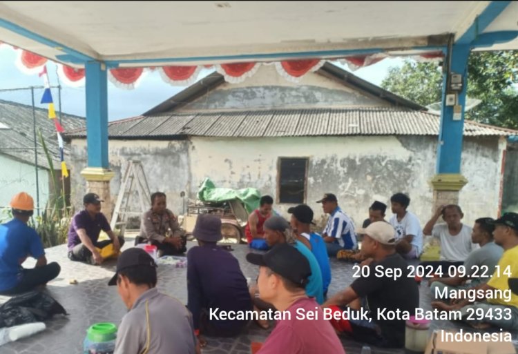 Program Jumat Curhat Kamtibmas Polsek Sungai Beduk Berlangsung Lancar