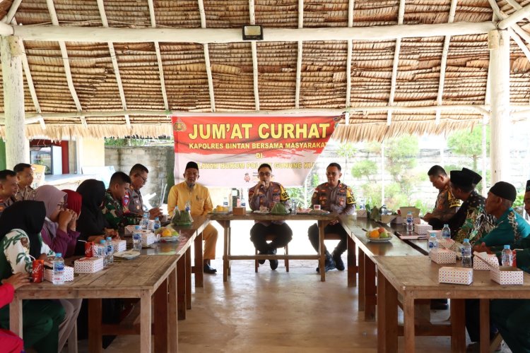 Jumat Curhat, Ini yang Disampaikan Masyarakat Kepada Kapolres Bintan