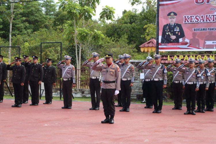 Kapolres Bintan Pimpin Upacara Hari Kesaktian Pancasila