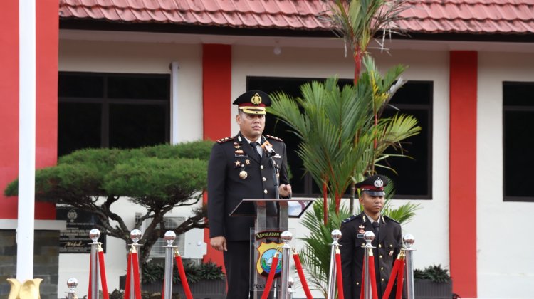 Kapolres Lingga Pimpin Upacara Hari Kesaktian Pancasila Tahun 2024