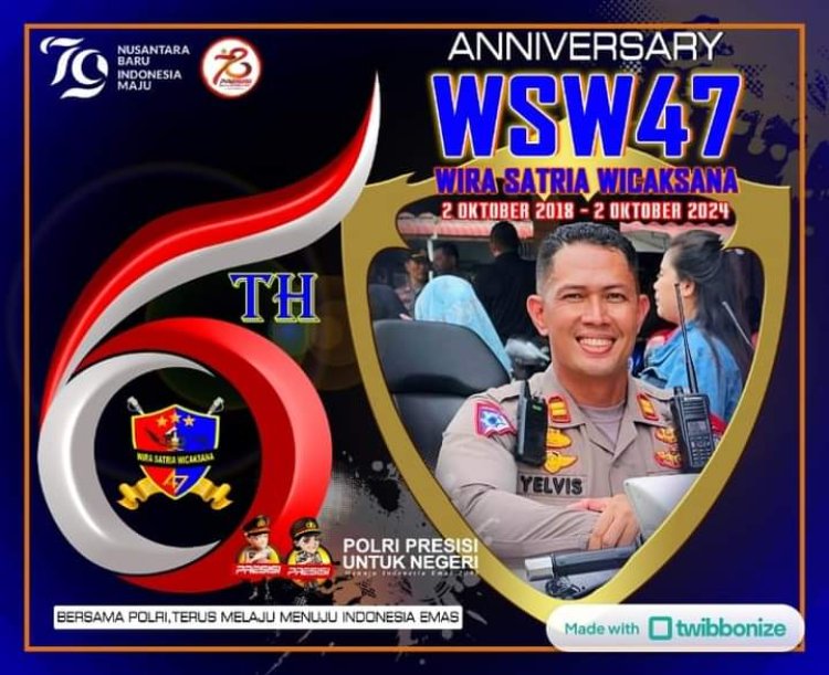 Selamat Hari Jadi ke-6 Tahun Wira Satria Wicaksana (WSW47)