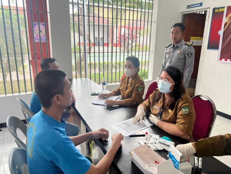 Rutan Batam Gelar Tes Sukarela HIV dan Sifilis untuk Warga Binaan