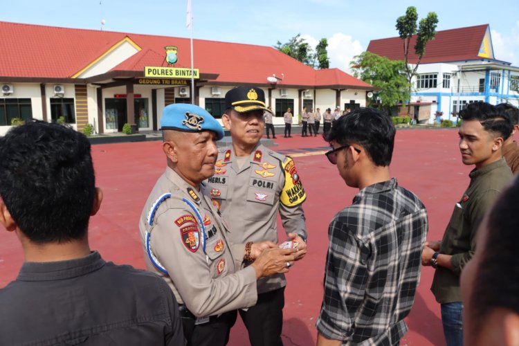 Bid Propam Polda Kepri Lakukan Opsgaktibplin di Polres Bintan Hingga Jajaran Polsek