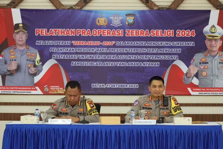 POLDA KEPRI GELAR LAT PRA OPS ZEBRA SELIGI – 2024