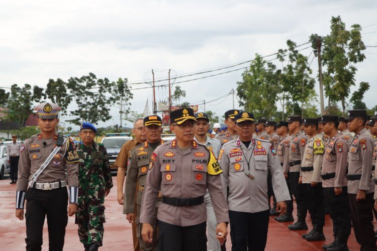 Polres Bintan Gelar Pasukan dalam rangka Operasi Zebra Seligi 2024