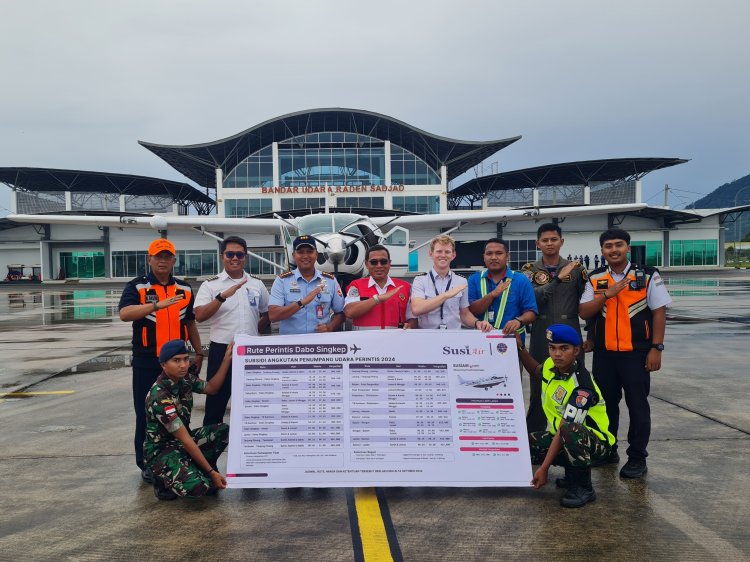 Susi Air Hadir di Natuna: Komandan Lanud Raden Sadjad Dukung Penuh Penerbangan Perintis Demi Kemajuan Natuna