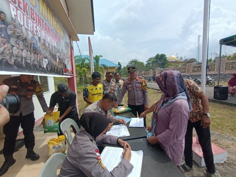 Polsek Bintan Timur adakan program beras murah