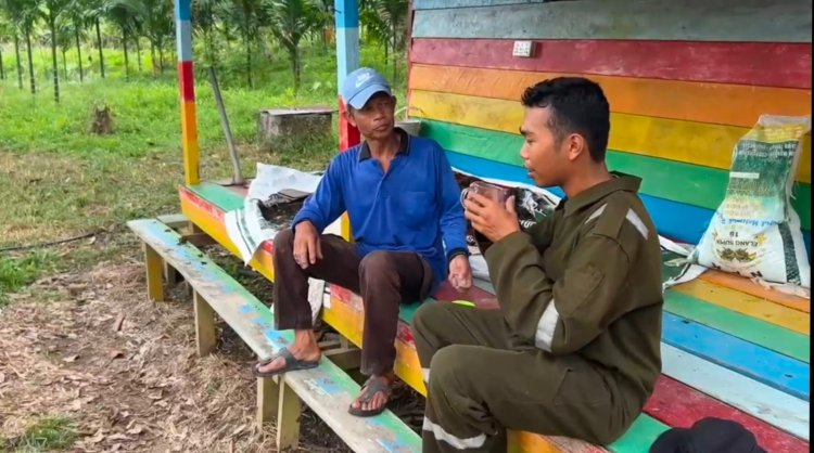 Briptu Eko Daryanto Manfaatkan Lahan 2 Hektar Untuk Perkebunan Sayur