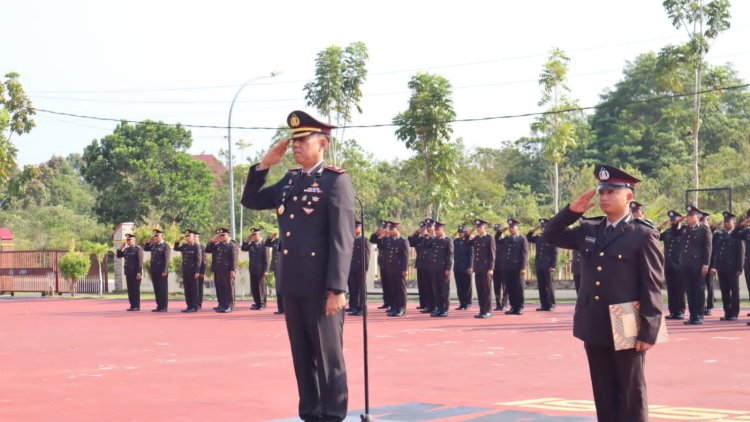 Polres Bintan Gelar Upacara Peringatan Hari Sumpah Pemuda ke-96 Tahun 2024