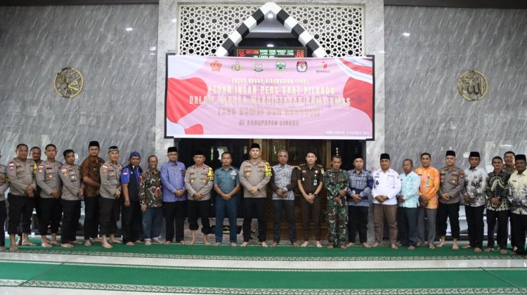 FGD Polres Lingga Bersama Insan Pers Ciptakan Kamtibmas Yang Damai dan Kondusif di Kabupaten Lingga