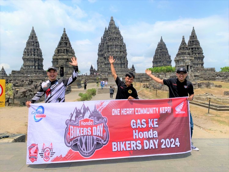 One Heart Community Kepri Ikut Rayakan Honda Bikers Day Nasional 2024 di Klaten