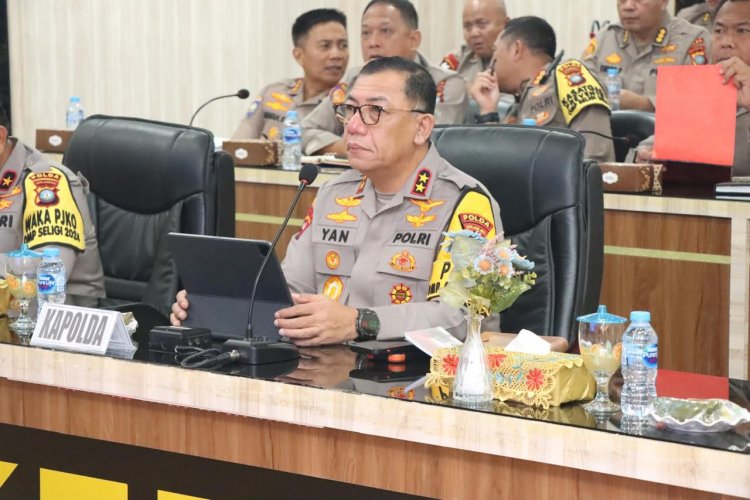 Kapolda Kepri Irjen Pol Yan Fitri Halimansyah Hadiri Vicon Asops Kapolri, Bahas Persiapan Pilkada Serentak