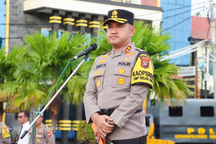 Pembukaan Latihan Kerja Siswa Diktuk Bintara Polri Gel II (Dua) T.A. 2024 SPN Polda Kepulauan Riau Di Polres Karimun