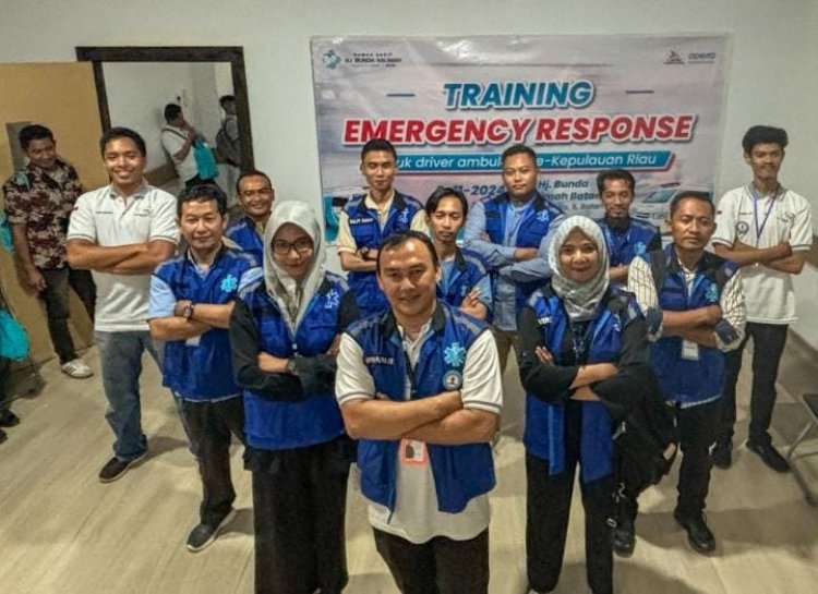 Relawan Ambulance Cipta Peduli Bangsa Kepri Ikuti Pelatihan Safety Driving dan BHD di RS Hj. Bunda Halimah Batam