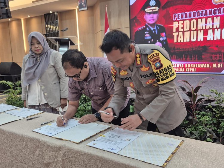 DITPAMOBVIT Polda Kepri Siapkan Langkah 2025 dengan Penandatanganan Pedoman Kerja Teknis