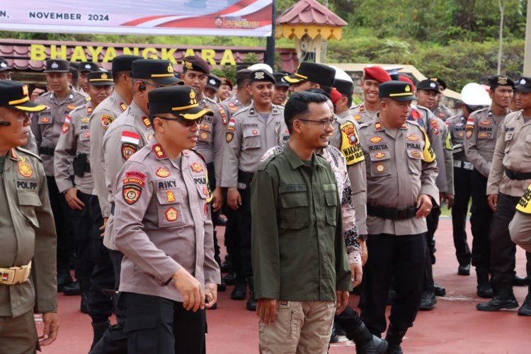 Polres Bintan Gelar Simulasi Pengamanan TPS