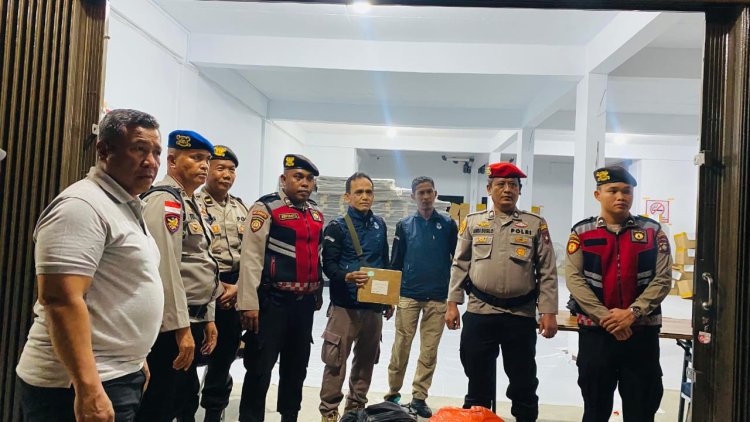 Polres Karimun Kawal Distribusi Logistik Pilkada 2024 untuk Gubernur/Wakil Gubernur Kepri