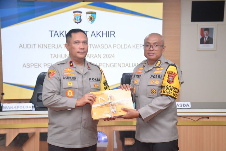 Taklimat Akhir Audit Kinerja Tahap II 2024 Itwasda Polda Kepri: Menuju Polri yang Profesional dan Akuntabel